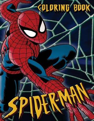 Book cover for Spiderman Coloring Book