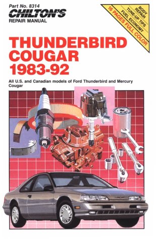 Book cover for Thunderbird Cougar 1983-92