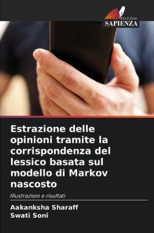 Cover of Estrazione delle opinioni tramite la corrispondenza del lessico basata sul modello di Markov nascosto