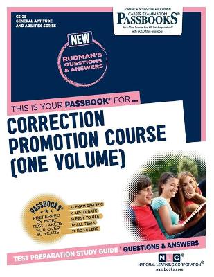 Cover of Correction Promotion Course (One Volume)