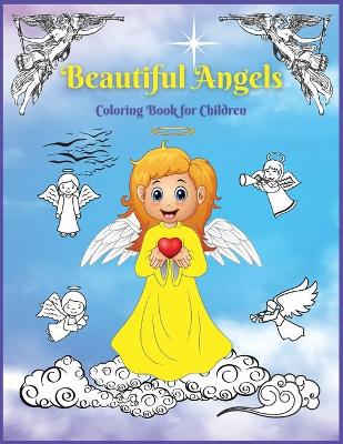 Book cover for Beautiful Angels Coloring Book for Children