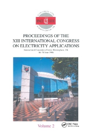 Cover of Proceedings of the XIII International Congress on Electricity Applications