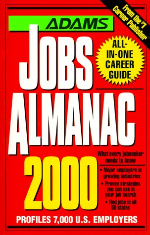 Book cover for Adams Jobs Almanac, 2000
