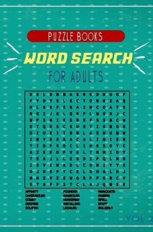Cover of word search puzzle books for adults vol 2