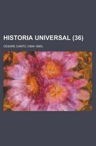 Cover of Historia Universal (36 )