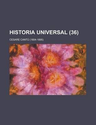 Book cover for Historia Universal (36 )