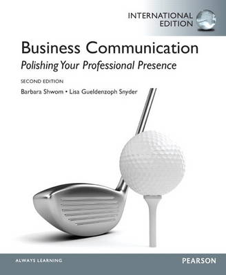 Book cover for Business Communication, plus MyBCommLab with Pearson eText