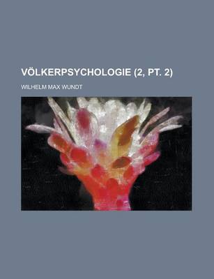 Book cover for Volkerpsychologie (2, PT. 2)