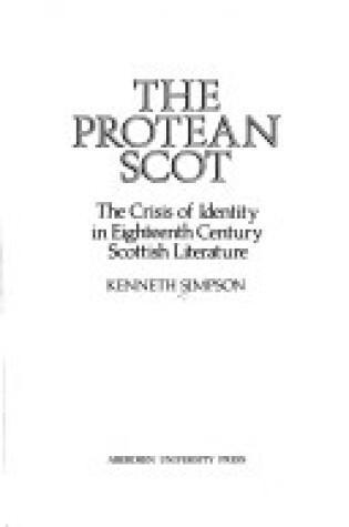 Cover of The Protean Scot