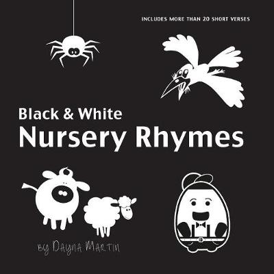 Book cover for Black and White Nursery Rhymes