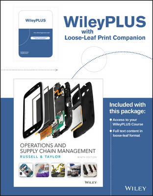 Book cover for Operations and Supply Chain Management, 9th Edition Wileyplus Registration Card + Loose-Leaf Print Companion