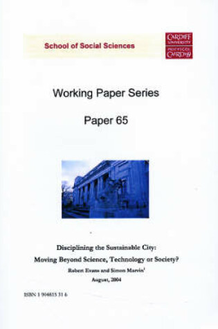 Cover of Disciplining the Sustainable City