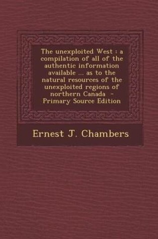 Cover of The Unexploited West