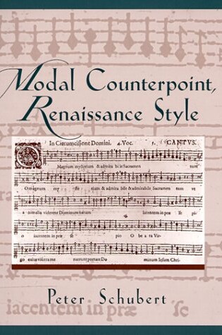 Cover of Modal Counterpoint, Renaissance Style