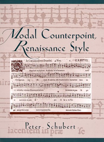 Book cover for Modal Counterpoint, Renaissance Style