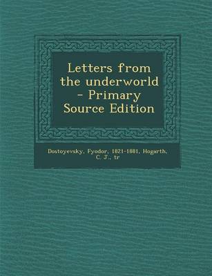 Book cover for Letters from the Underworld - Primary Source Edition