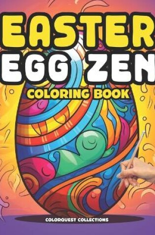 Cover of Easter Egg Zen Coloring Book