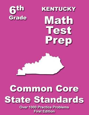 Book cover for Kentucky 6th Grade Math Test Prep