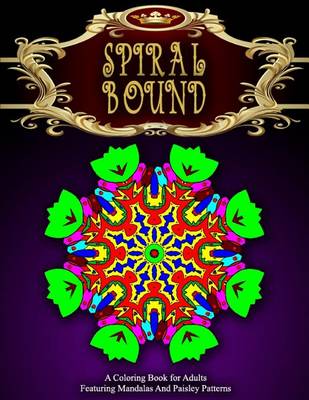 Book cover for SPIRAL BOUND MANDALA COLORING BOOK - Vol.5
