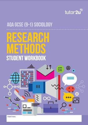 Book cover for AQA GCSE (9-1) Sociology Research Methods Student Workbook