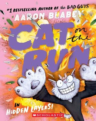 Book cover for Cat on the Run in Hidden Layers!