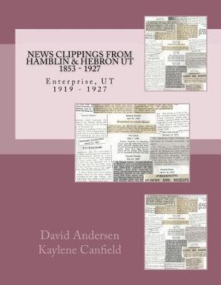 Book cover for News Clippings From Hamblin & Hebron Ut