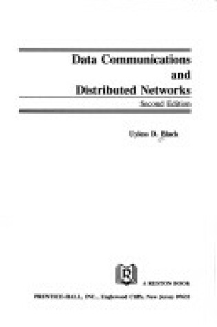 Cover of Data Communications and Distributed Networks