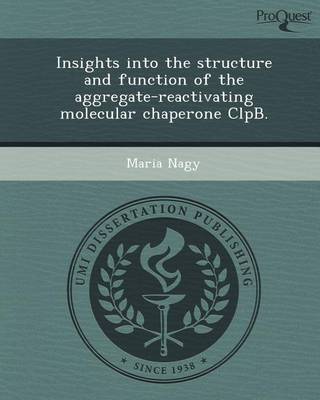 Book cover for Insights Into the Structure and Function of the Aggregate-Reactivating Molecular Chaperone Clpb