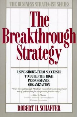 Cover of The Breakthrough Strategy