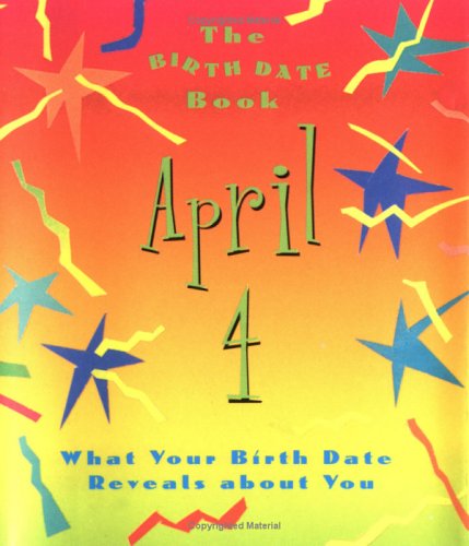 Book cover for The Birth Date Book April 4