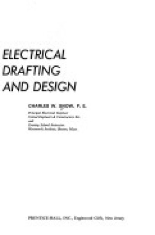 Cover of Electrical Drafting Design