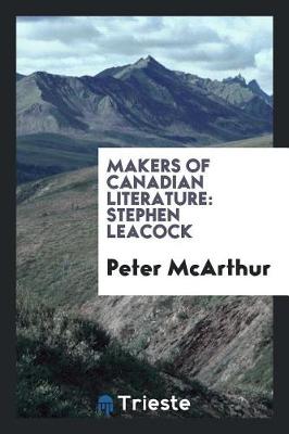 Book cover for Makers of Canadian Literature