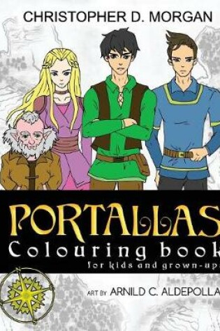 Cover of The PORTALLAS Colouring Book for kids and grown-ups