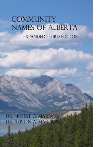 Cover of Community Place Names Of Alberta