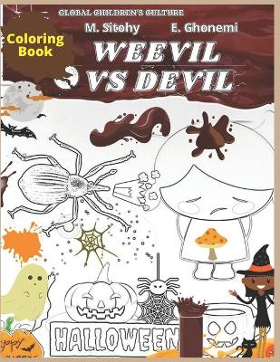 Book cover for Weevil vs Devil Coloring Book