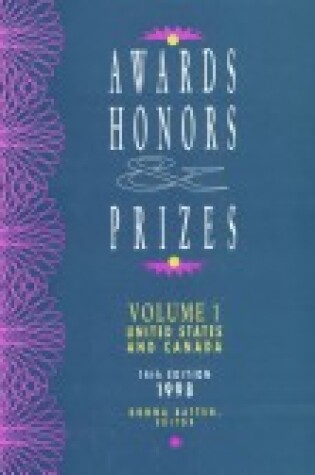 Cover of Awards, Honours and Prizes