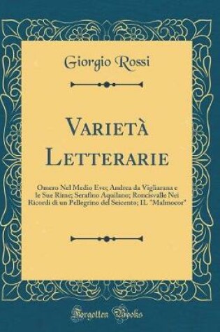 Cover of Varieta Letterarie