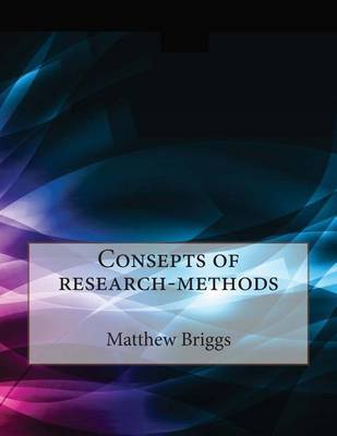 Book cover for Consepts of Research-Methods