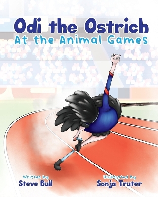 Book cover for Odi the Ostrich at the Animal Games