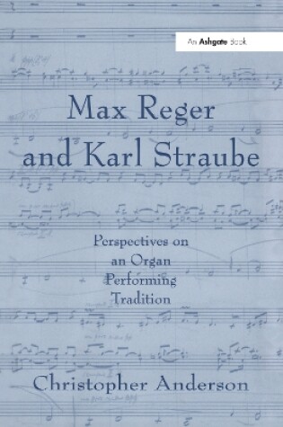 Cover of Max Reger and Karl Straube