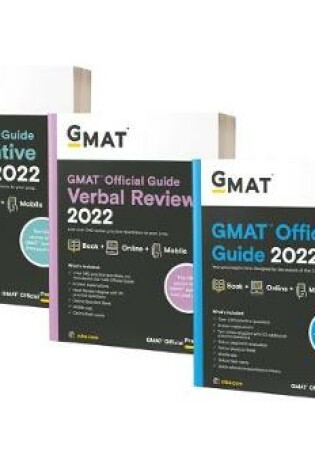 Cover of GMAT Official Guide 2022 Bundle – Books + Online Question Bank