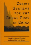 Book cover for Credit Systems for the Rural Poor in China