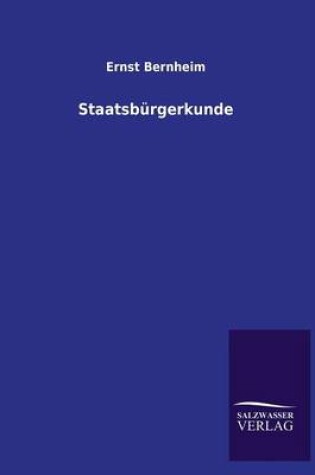 Cover of Staatsburgerkunde