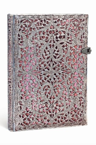 Cover of Blush Pink Midi Lined Hardcover Journal (Clasp Closure)