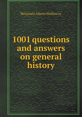 Book cover for 1001 questions and answers on general history