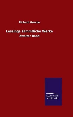 Book cover for Lessings sämmtliche Werke