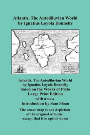 Cover of Atlantis, The Antediluvian World - Large Print Edition