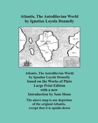 Book cover for Atlantis, The Antediluvian World - Large Print Edition