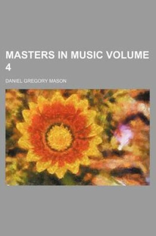 Cover of Masters in Music Volume 4