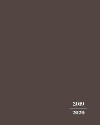 Book cover for Brown Teacher Planner 2019-2020